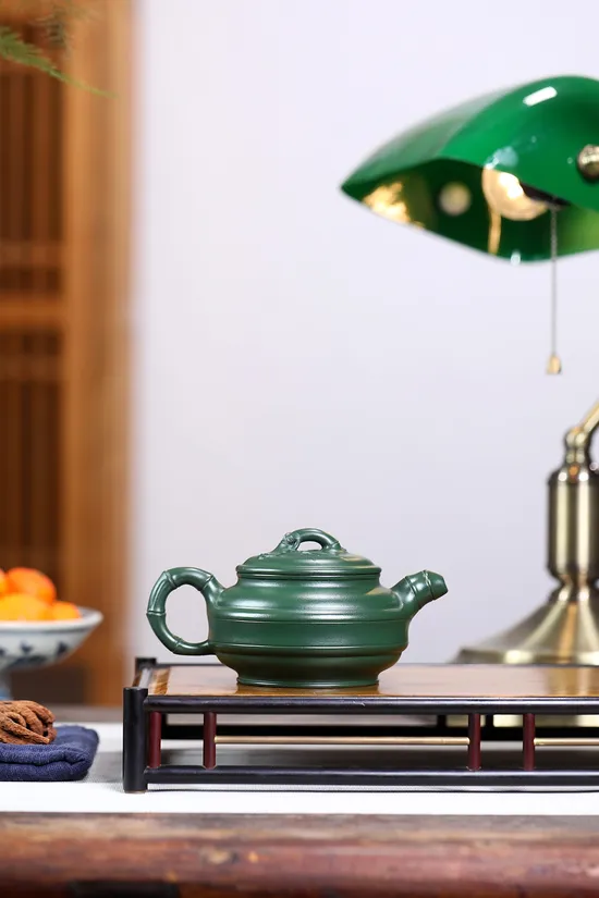 Zisha Teapots: Double Line Bamboo Drum | 2100 CNY 8