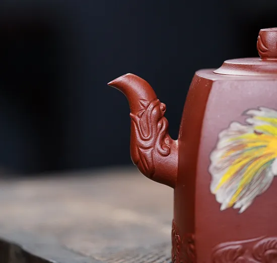 Yixing Dragon Teapot | Handcrafted Purple Clay Artistry 5