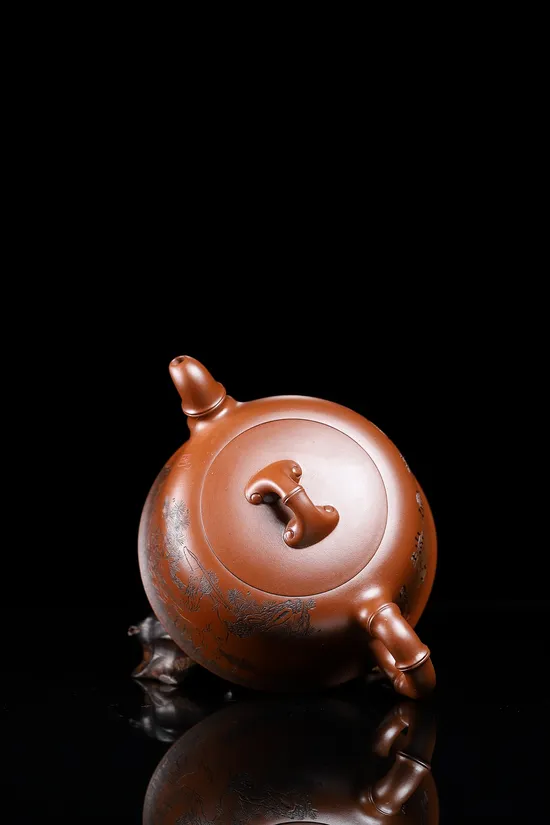 Premium Yixing Zisha Clay Teapot – Masterpiece by Chen Yue'e 5
