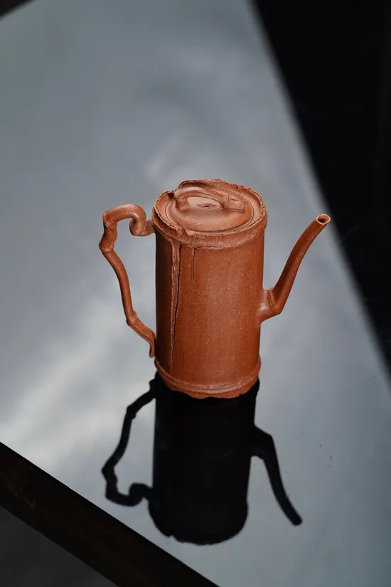 Premium Yixing Clay Teapot | Handcrafted Thin-Wall Bamboo Design 3