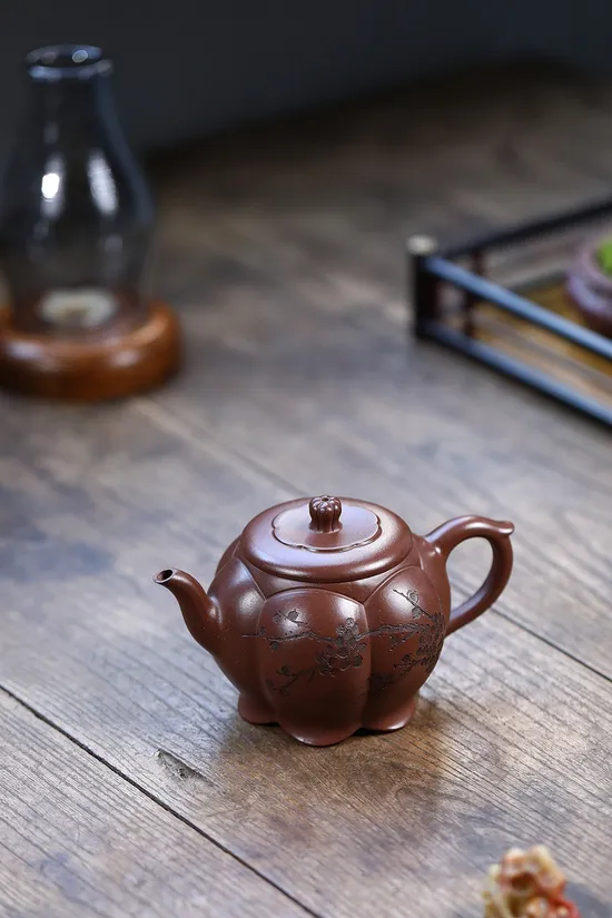 Premium Yixing Purple Clay Teapot | Handcrafted Artisan Design 1