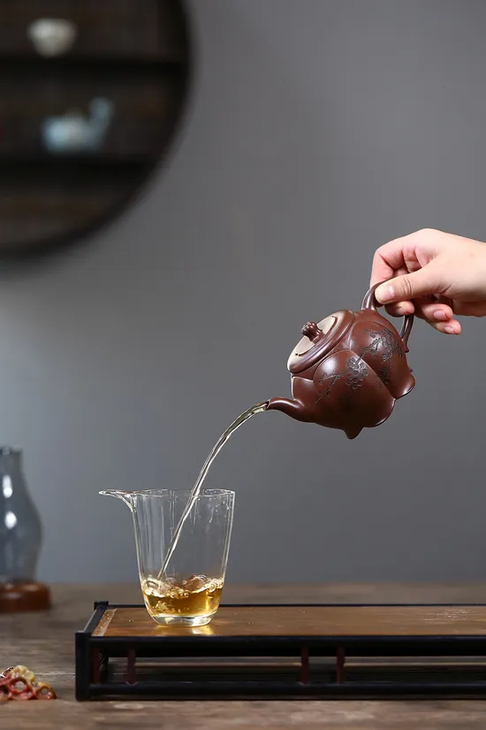 Premium Yixing Purple Clay Teapot | Handcrafted Artisan Design 6