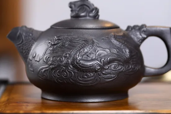 Yixing Zisha Teapot - Jiang Yaping Dragon Design Artistry 3