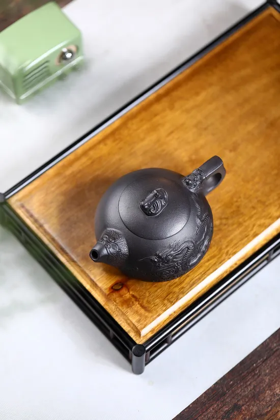 Yixing Zisha Teapot - Jiang Yaping Dragon Design Artistry 5
