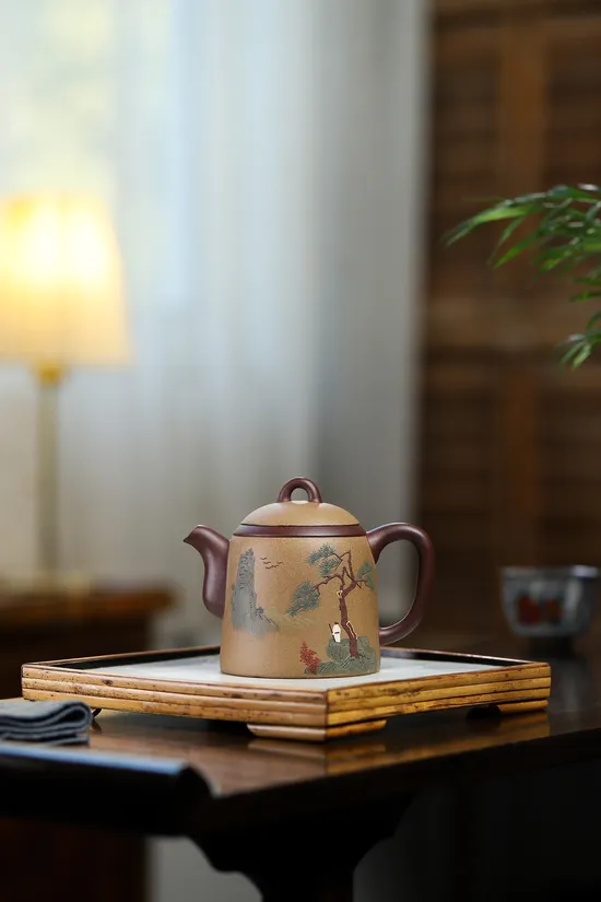 Yixing Zisha Teapot | Handcrafted Qin Quan Style | Ancient Clay Artistry 7