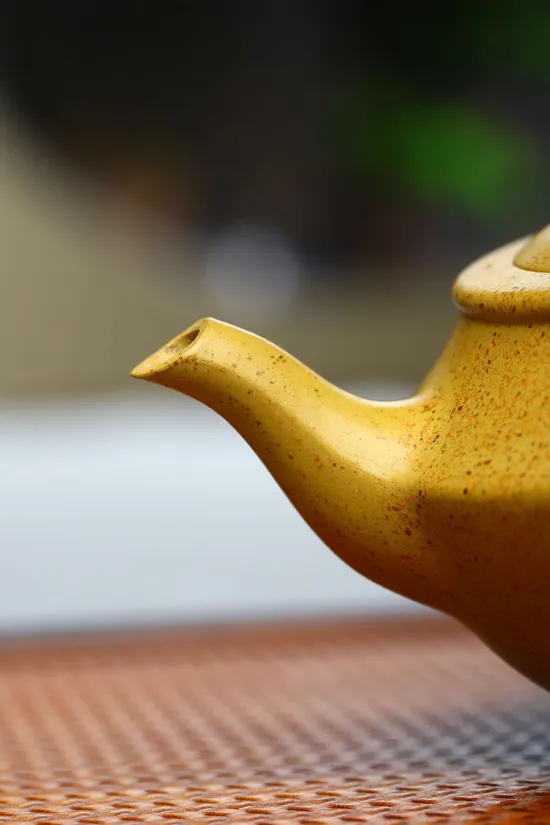 Premium Yixing Zisha Teapot - Handcrafted Golden Clay Artistry 2