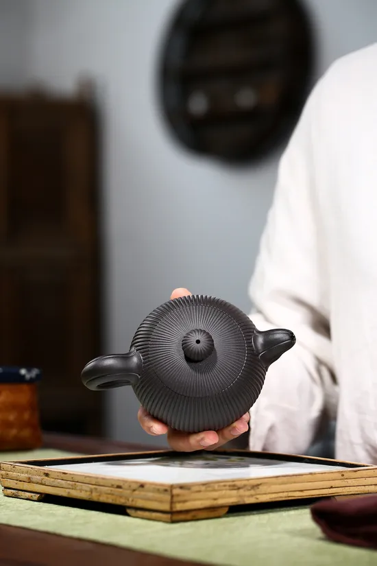Premium Yixing Teapot | Handcrafted Zisha Clay Art | Yang Junbao 5