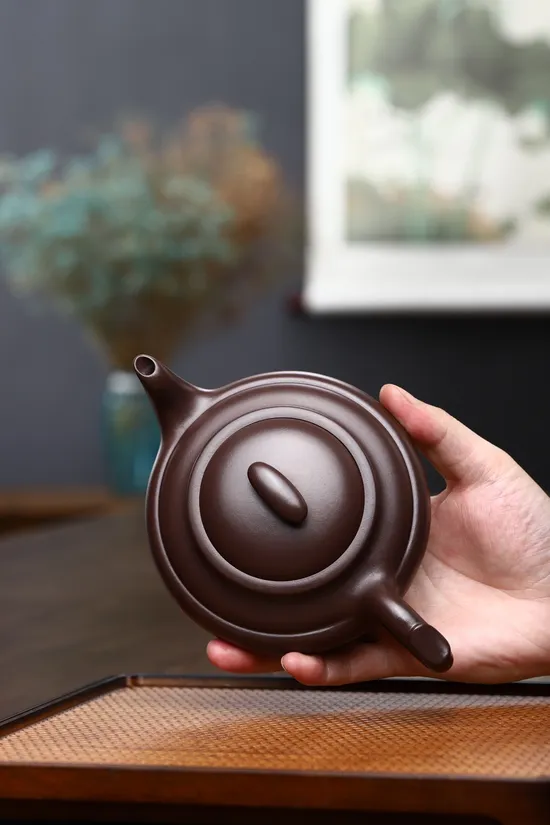 Yixing Teapot | Premium Purple Clay Pottery | Handcrafted Collectible 2