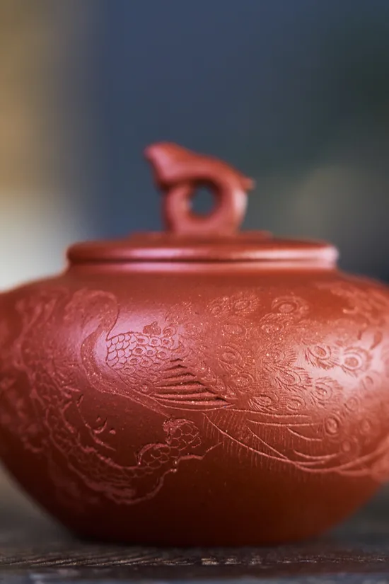 Zisha Teapots: Peacock Spreading Its Feathers | 3 | 300 CNY 5