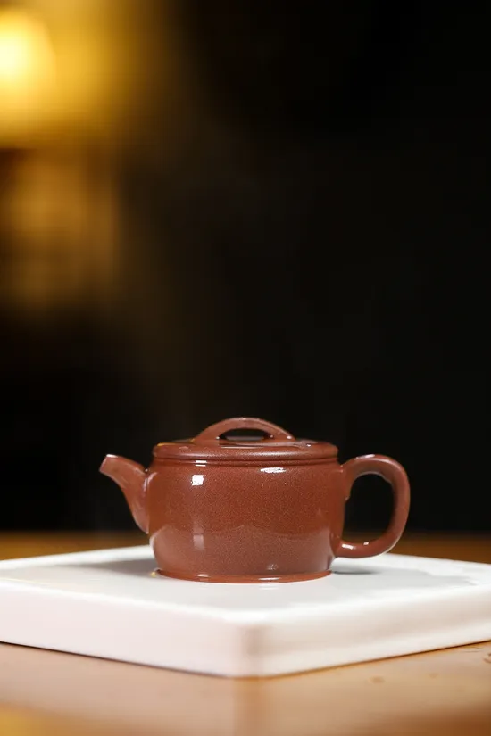 Premium Yixing Teapot with Peach Blossom Clay | Handcrafted Zisha Art 1