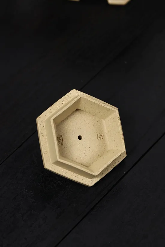 Zisha Teapots: Ben Shan green clay | Six-Sided Teapot 9