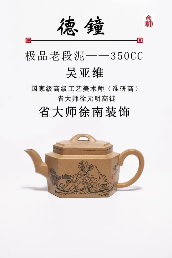 Premium Yixing Teapot | Handcrafted Zisha Clay | Collectible 50cc 2