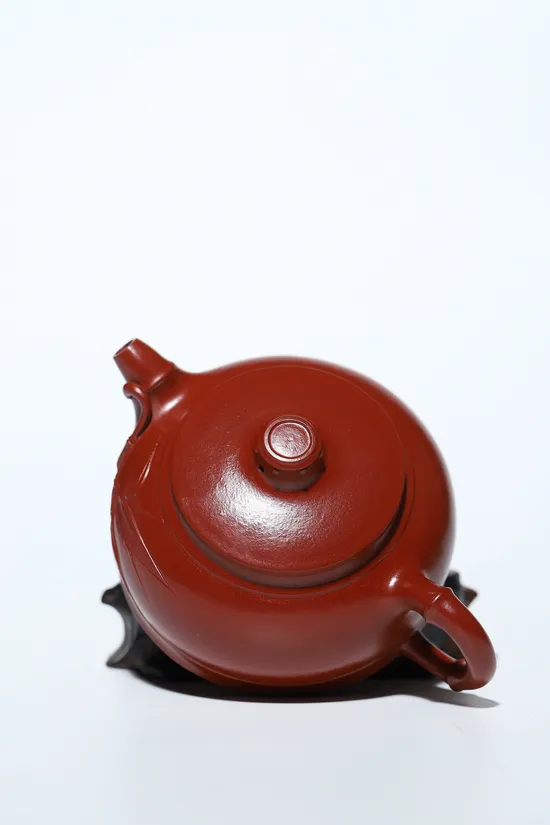 Yixing Zisha Teapot – Handcrafted Bamboo Drum Clay Pot 2