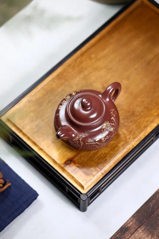Premium Yixing Zisha Teapot | Handcrafted Collector's Clay Artisan Pot 2