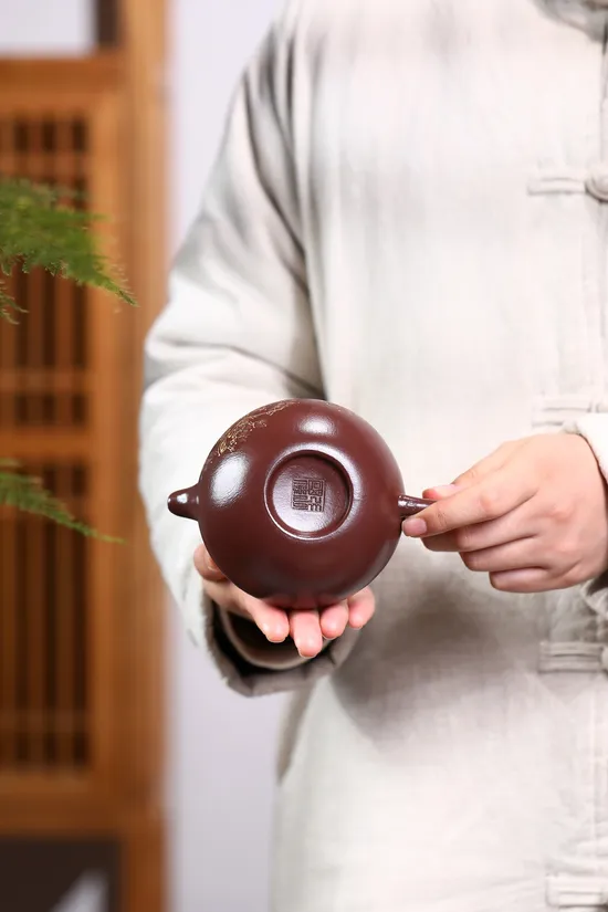 Premium Yixing Zisha Teapot | Handcrafted Collector's Clay Artisan Pot 3