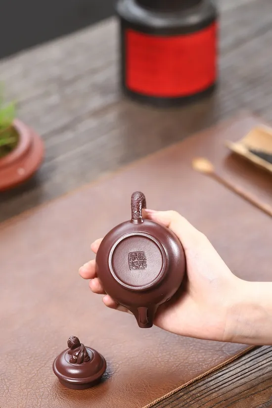 Premium Yixing Zisha Clay Teapot Handcrafted Artisan Pottery 3
