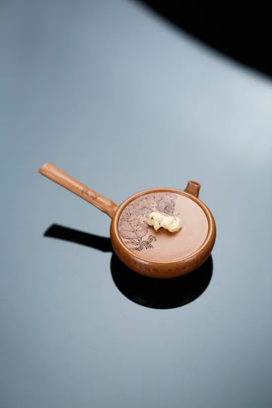 Premium Yixing Clay Teapot | Handcrafted 100cc Artisan Zisha Pot 8
