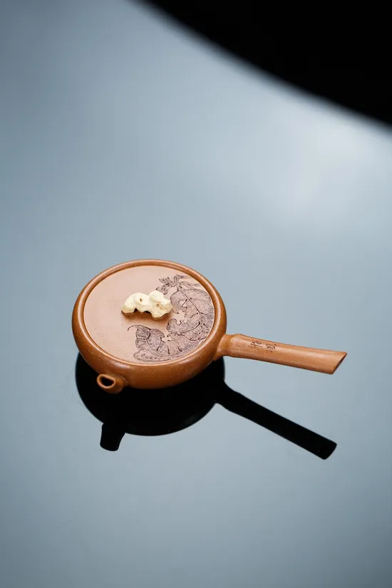 Premium Yixing Clay Teapot | Handcrafted 100cc Artisan Zisha Pot 9