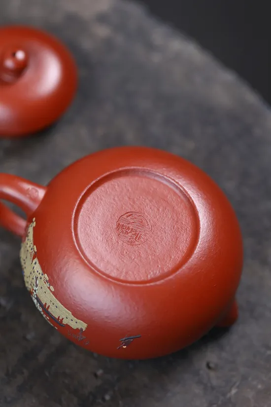 Yixing Clay Teapot | Handmade Zisha Wendan Teapot Artisan Ceramics 2