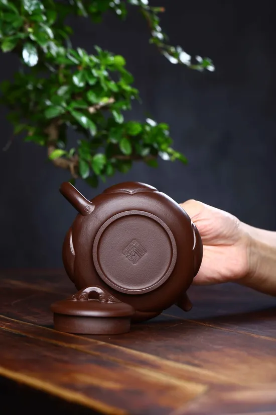 Premium Yixing Shi Hong Clay Teapot | Master Wang | 280CC 4