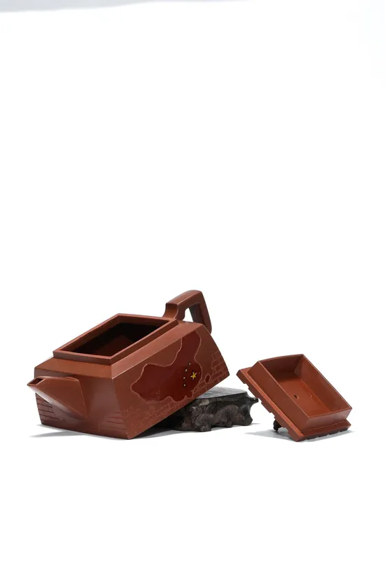 Premium Yixing Zisha Clay Teapot | Artisan Zhang Anjun | 650cc 3