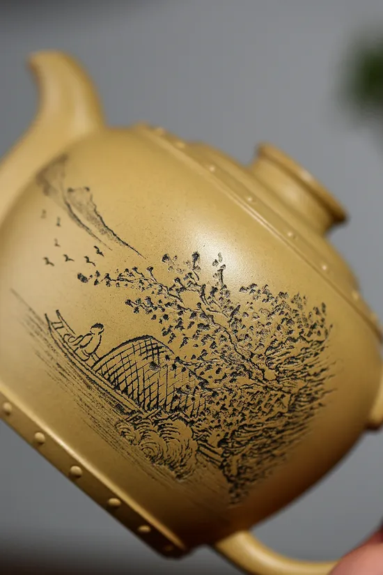 Premium Yixing Zisha Clay Teapot – Artisan Crafted by Sun Xixi 6