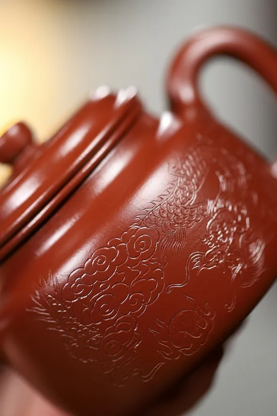 Yixing Zisha Dragon Teapot - 20cc Handmade Clay Art | Fu Yuefei 1