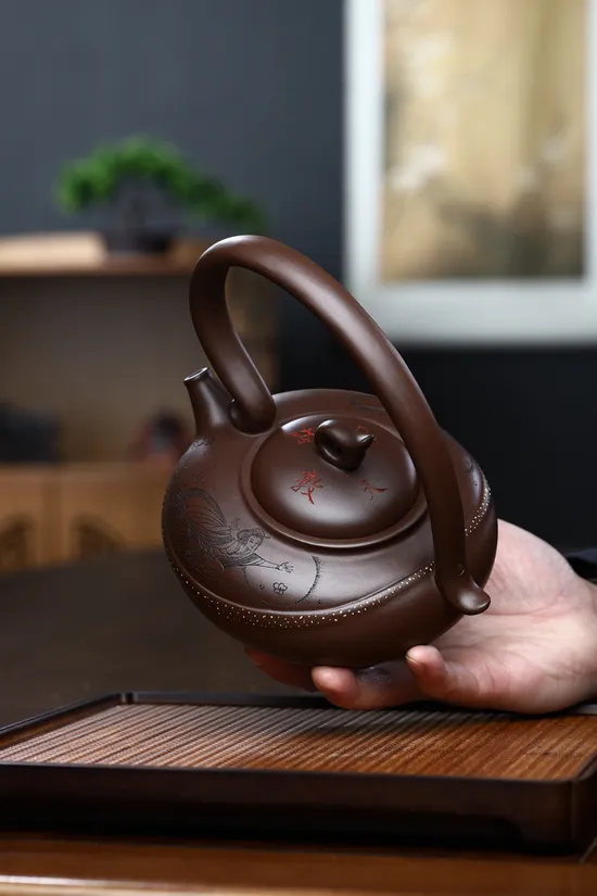 Premium Yixing Zisha Teapot | Masterpiece Clay Art | Double Certification 8
