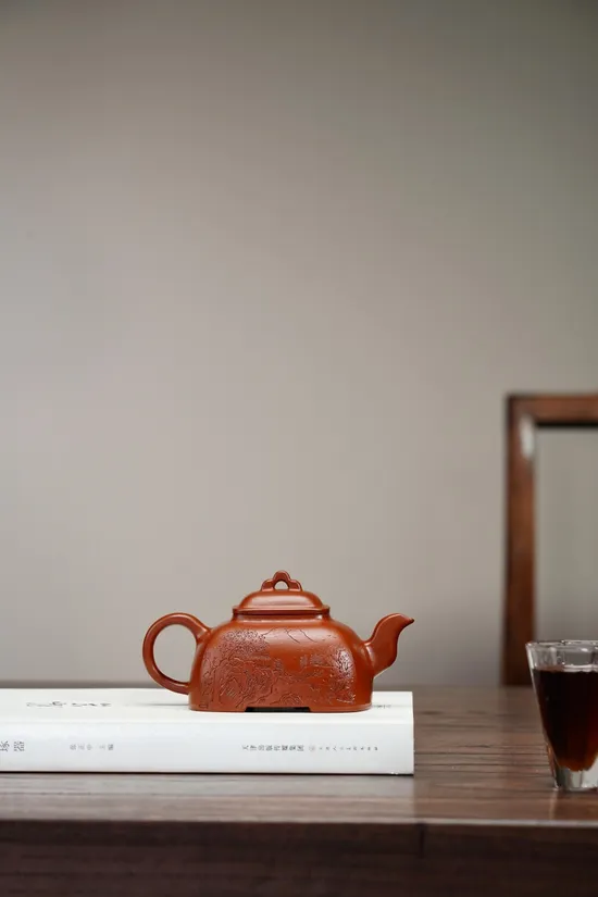 Zisha Teapots: Shen Jie | 320cc | Zhaozhuang vermilion clay 1