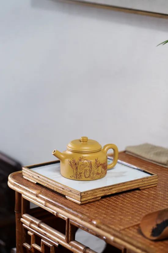 Zisha Teapots: imperial gold duan clay | Yang Junbao 5
