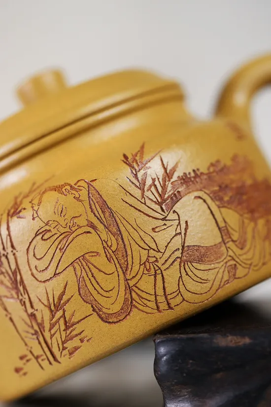 Zisha Teapots: imperial gold duan clay | Yang Junbao 6