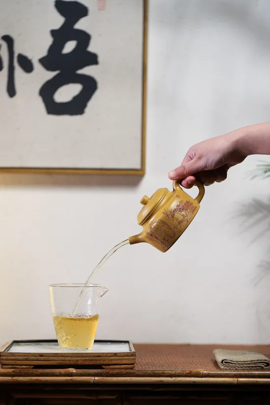 Zisha Teapots: imperial gold duan clay | Yang Junbao 7