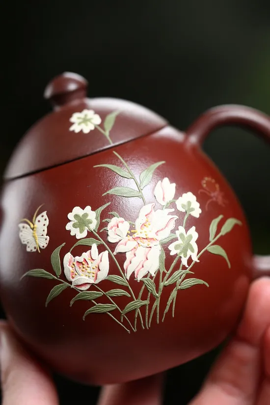 Yixing Zisha Teapot | Dragon Egg Design | Artisan Crafted 8