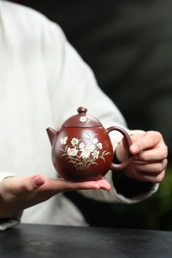 Yixing Zisha Teapot | Dragon Egg Design | Artisan Crafted 9