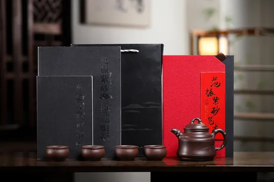 Premium Yixing Zisha Teapot Set - Collector's Artisan Craft 6