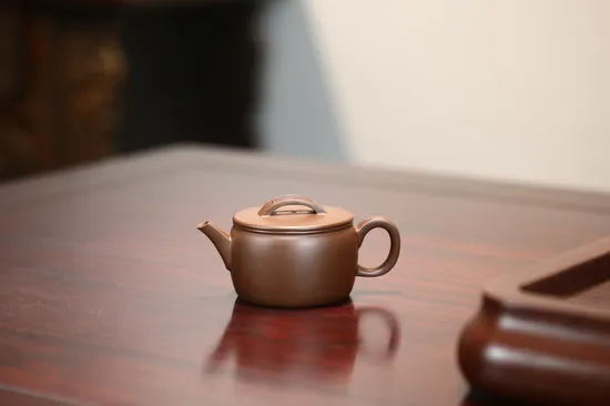 Yixing Zisha Teapot: Aged Purple Clay, 180cc, 10-Hole Filter 6