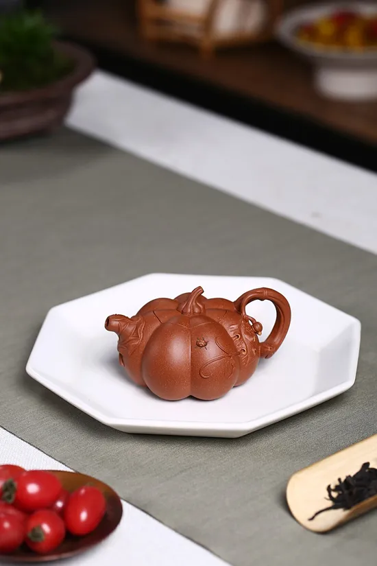 Zisha Teapots: Huanglong Mountain slope clay | 180cc capacity 6