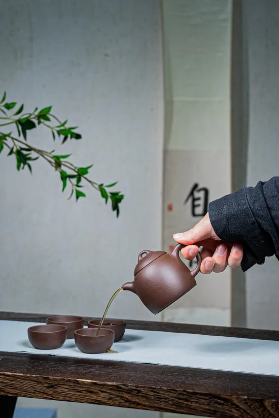 Yixing Clay Teapot | Handcrafted Zisha Qin Quan Style Pottery 6