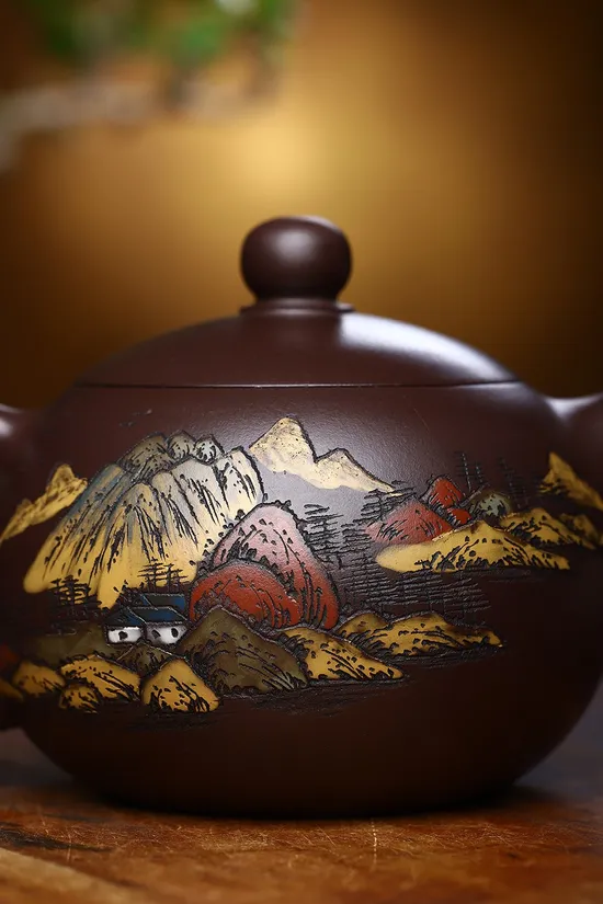 Premium Yixing Zisha Teapot Handcrafted Collectible Artisan Pottery 3