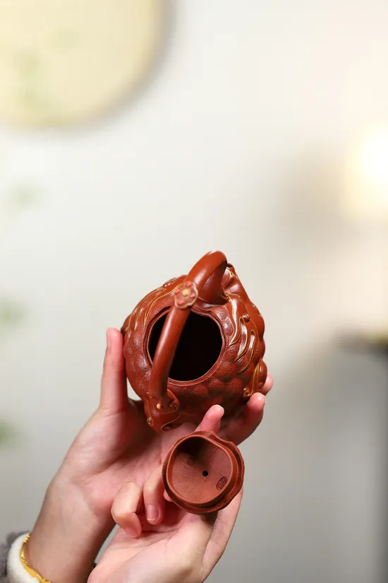 Premium Yixing Clay Teapot - Fortune Design | Limited Offer 2