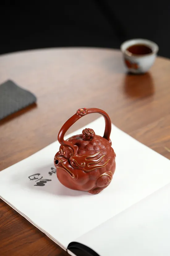 Premium Yixing Clay Teapot - Fortune Design | Limited Offer 4