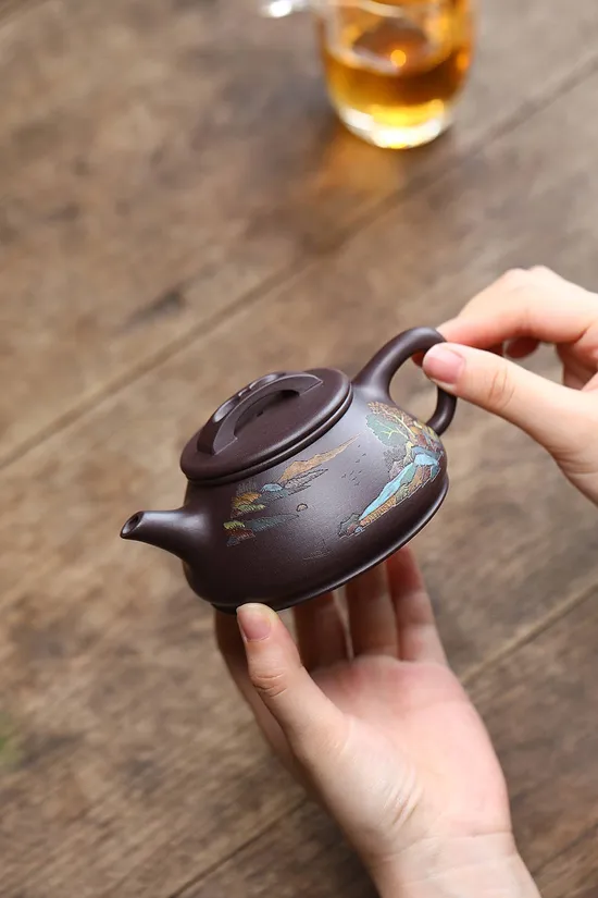 Yixing Zisha Clay Teapot | Artisan Masterpiece by Shen Jiankang 1