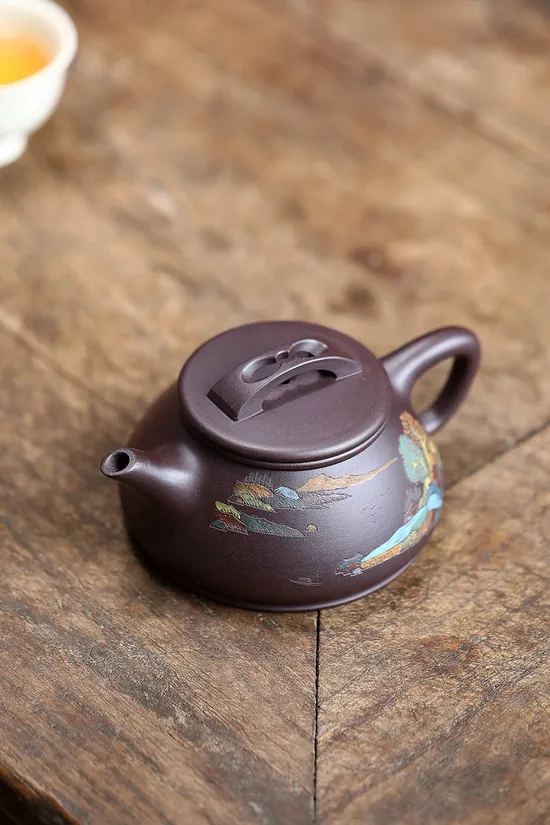 Yixing Zisha Clay Teapot | Artisan Masterpiece by Shen Jiankang 3