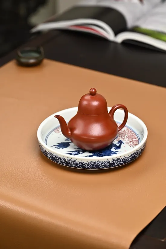 Premium Yixing Zisha Teapot 'Siting' | 180cc Handcrafted Pottery 5