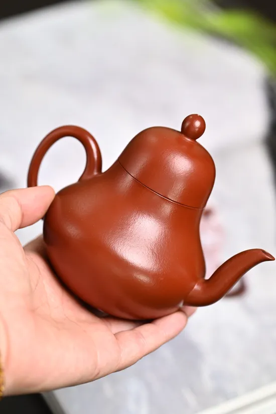 Premium Yixing Zisha Teapot 'Siting' | 180cc Handcrafted Pottery 9