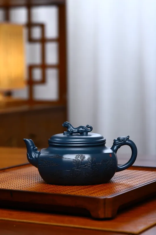 Yixing Zisha Art Teapot | Handcrafted Purple Clay Teapot | Limited $260 6