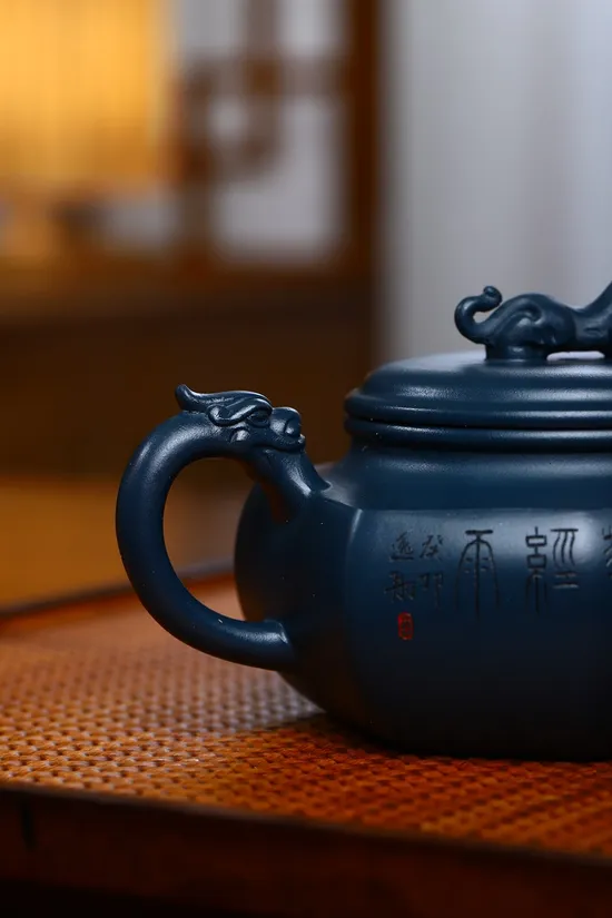 Yixing Zisha Art Teapot | Handcrafted Purple Clay Teapot | Limited $260 8