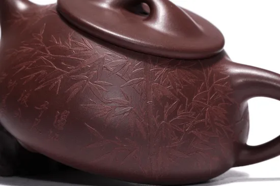 Zisha Teapots: 16 | 500 CNY | Huanglong Mountain purple clay 4