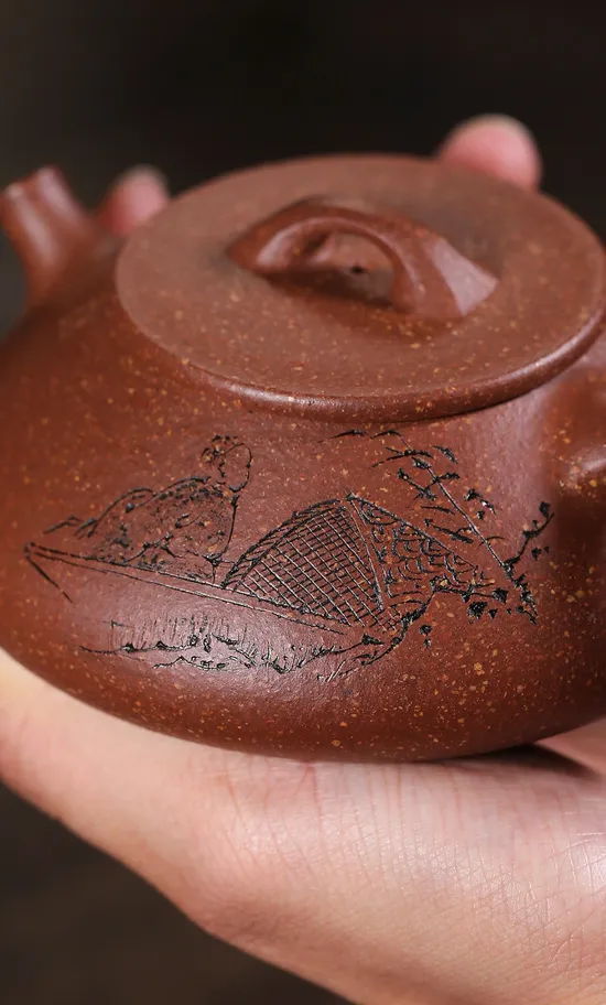 Premium Zisha Clay Teapot | Artisan-Crafted Yixing Teapot 5