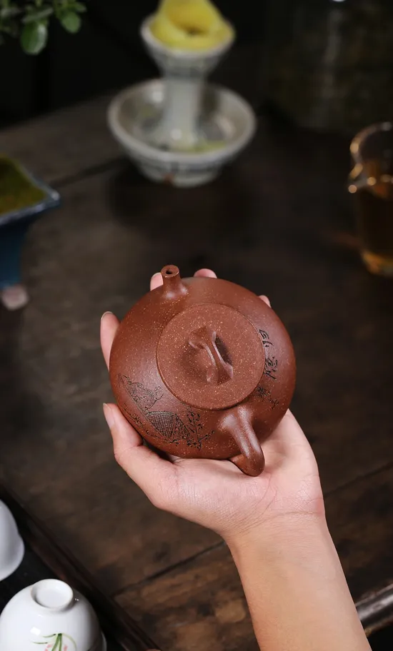 Premium Zisha Clay Teapot | Artisan-Crafted Yixing Teapot 9